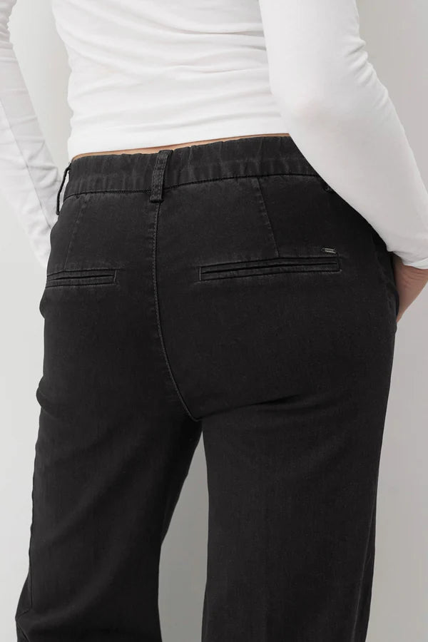 Anna Montana Mila Wide Leg 31"L Flexi Black Jeans