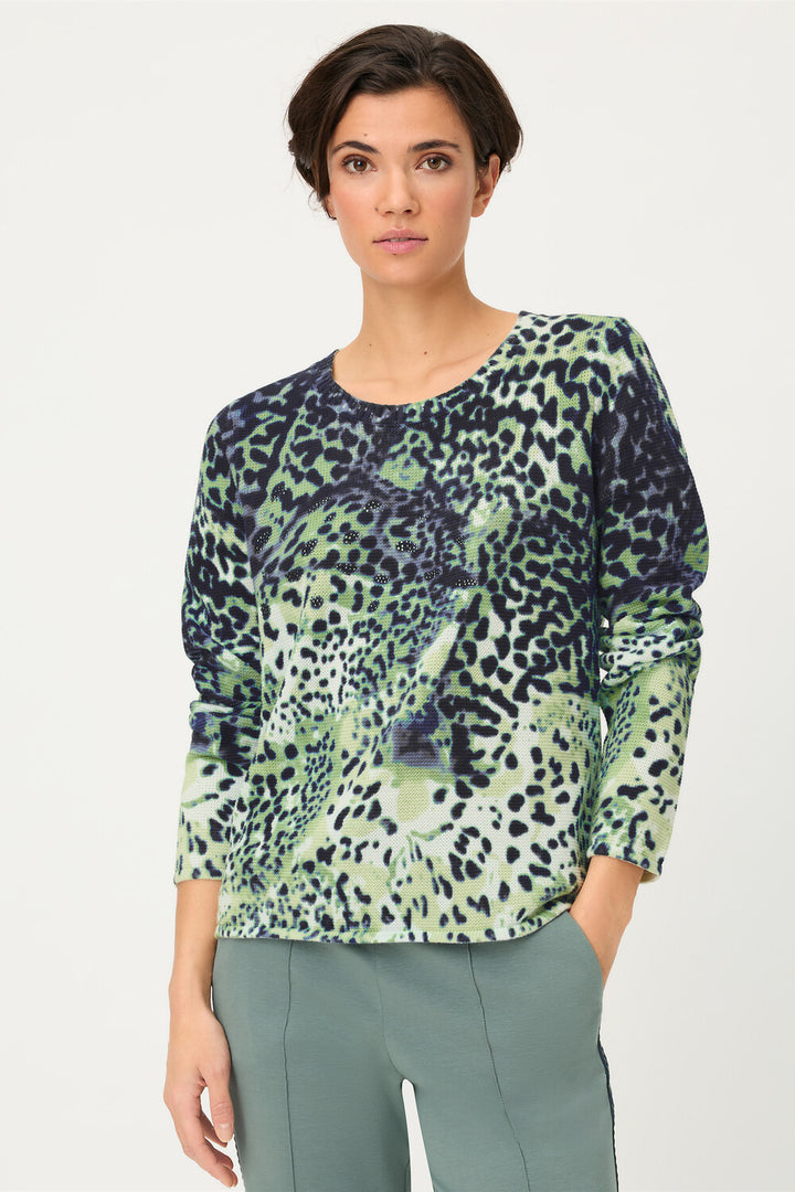 Olsen Panneaux Print Top