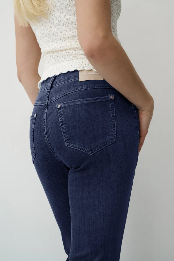 Anna Montana Finja Flared Dark Denim Jeans