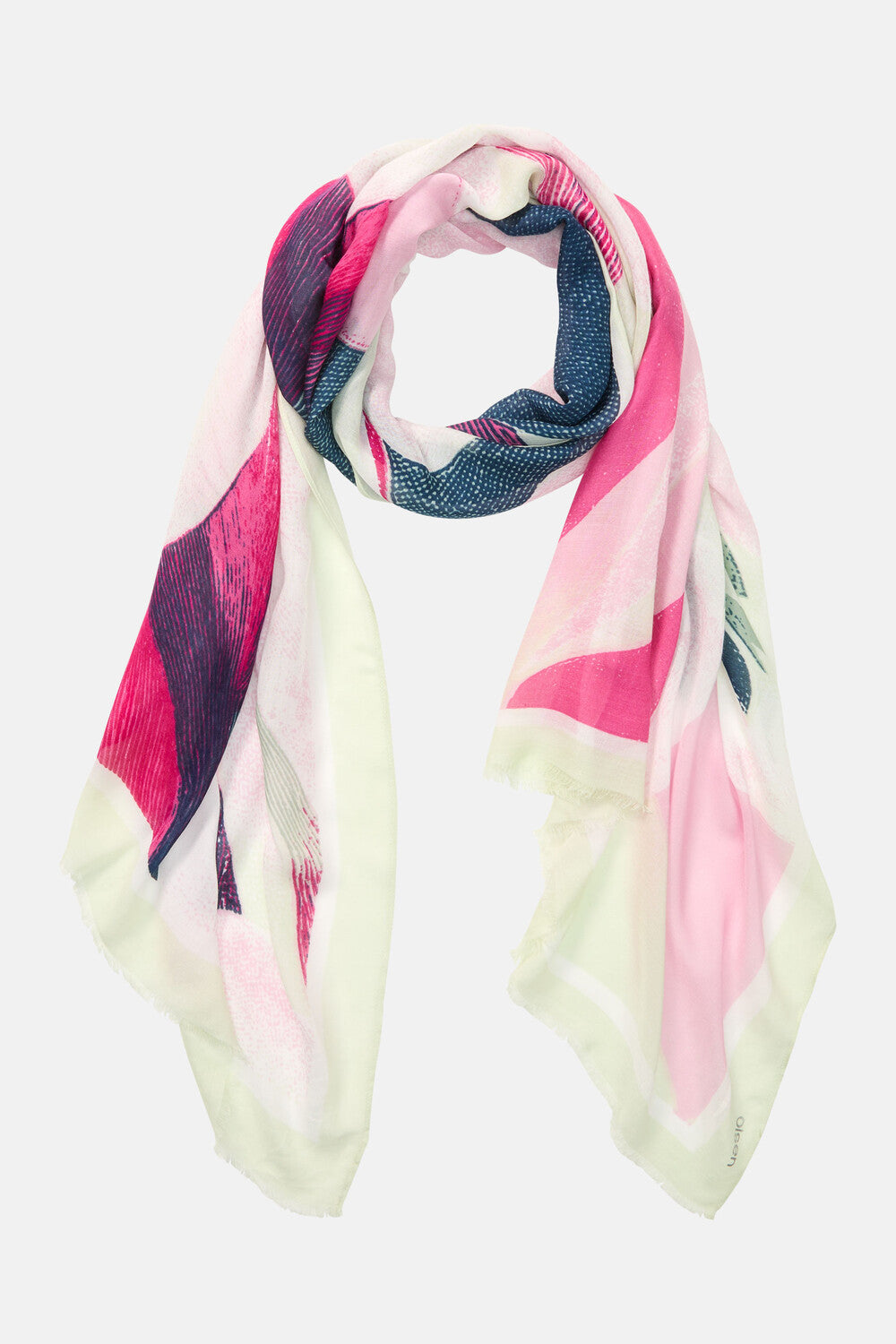 Olsen Fuchsia Woven Scarf