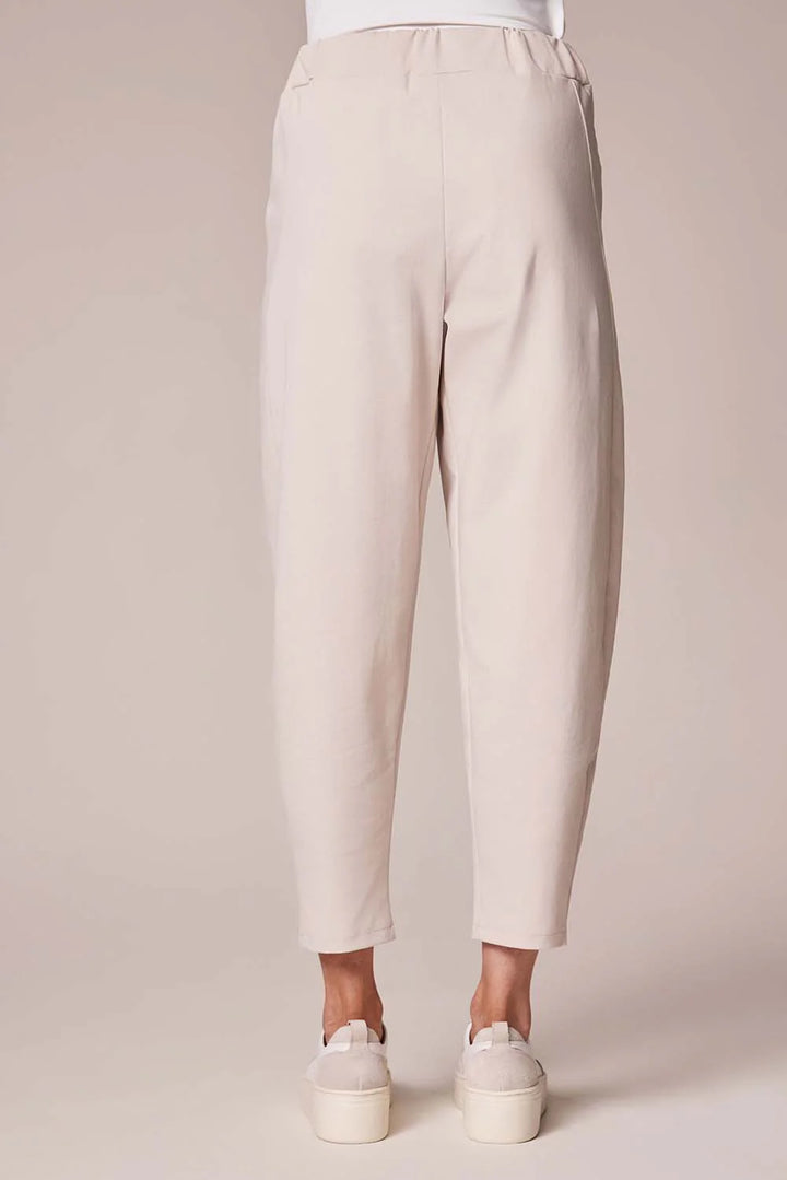 Decollage Sand Barrel Leg Trousers
