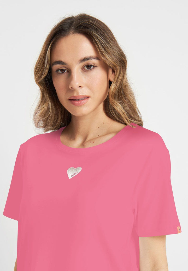 Frieda & Freddies Pink Short Sleeve Top