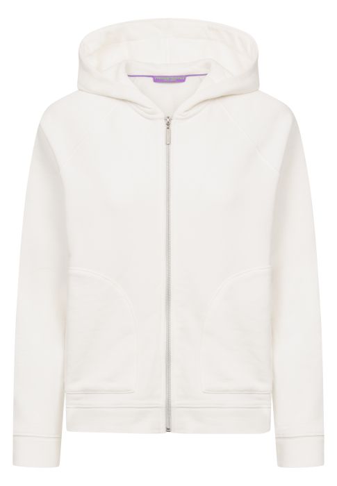 Frieda & Freddies Off White Zipped Jacket