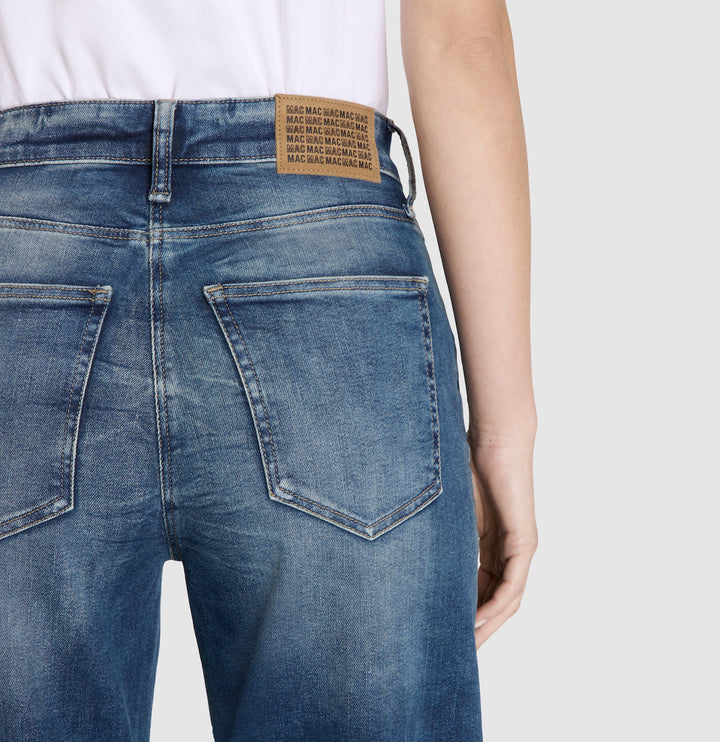 Mac Jeans Danni Barrel Stormy Tinted Denim Jeans