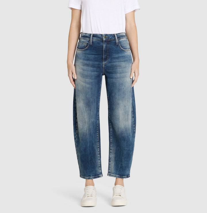 Mac Jeans Danni Barrel Stormy Tinted Denim Jeans