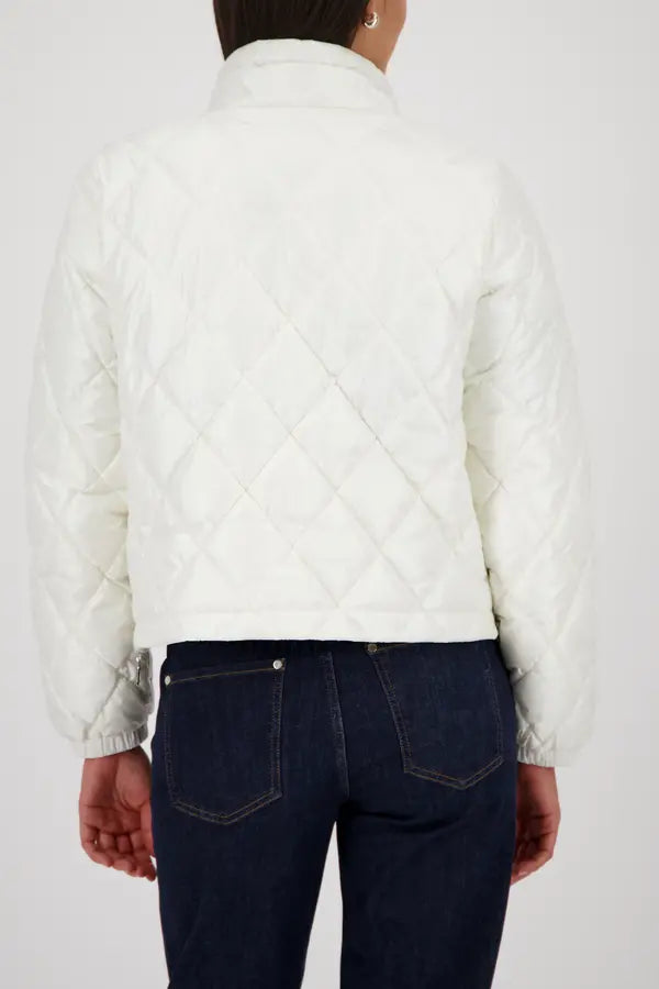 Monari Off White Quilted Jacket