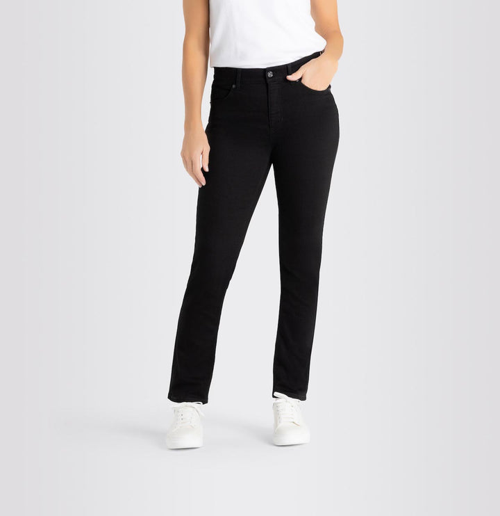 Mac Jeans Melanie Straight Leg Black Jeans