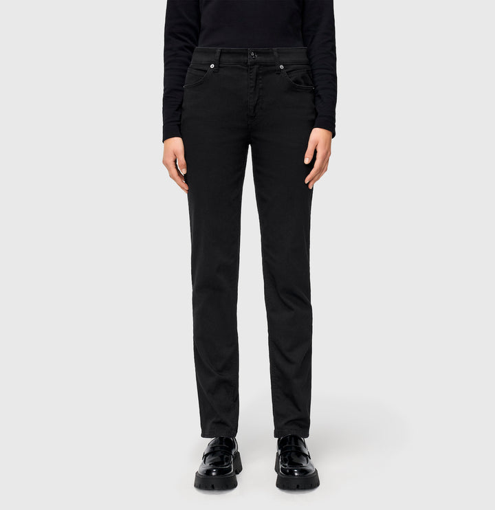 Mac Jeans Melanie Straight Leg Black Jeans