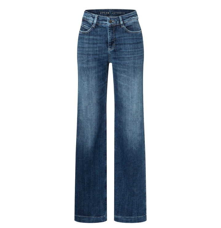 Mac Jeans Dream Wide Denim Cobalt Authentic Wash Jeans