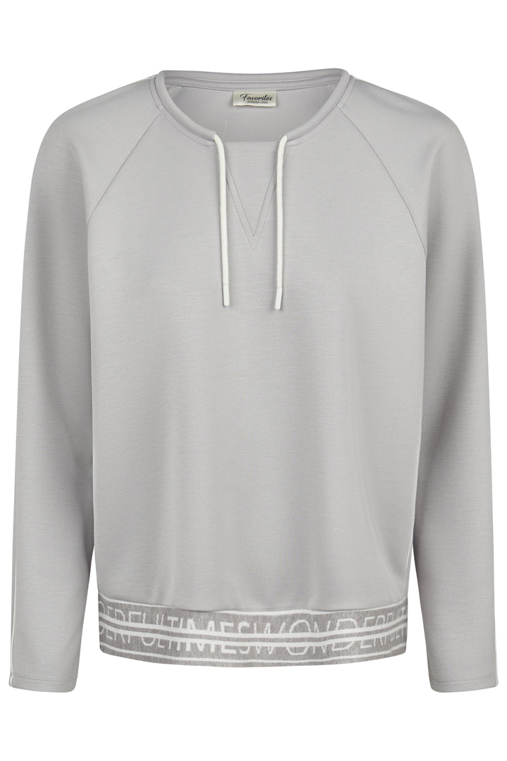 Barbara Lebek Silver Sweat Top
