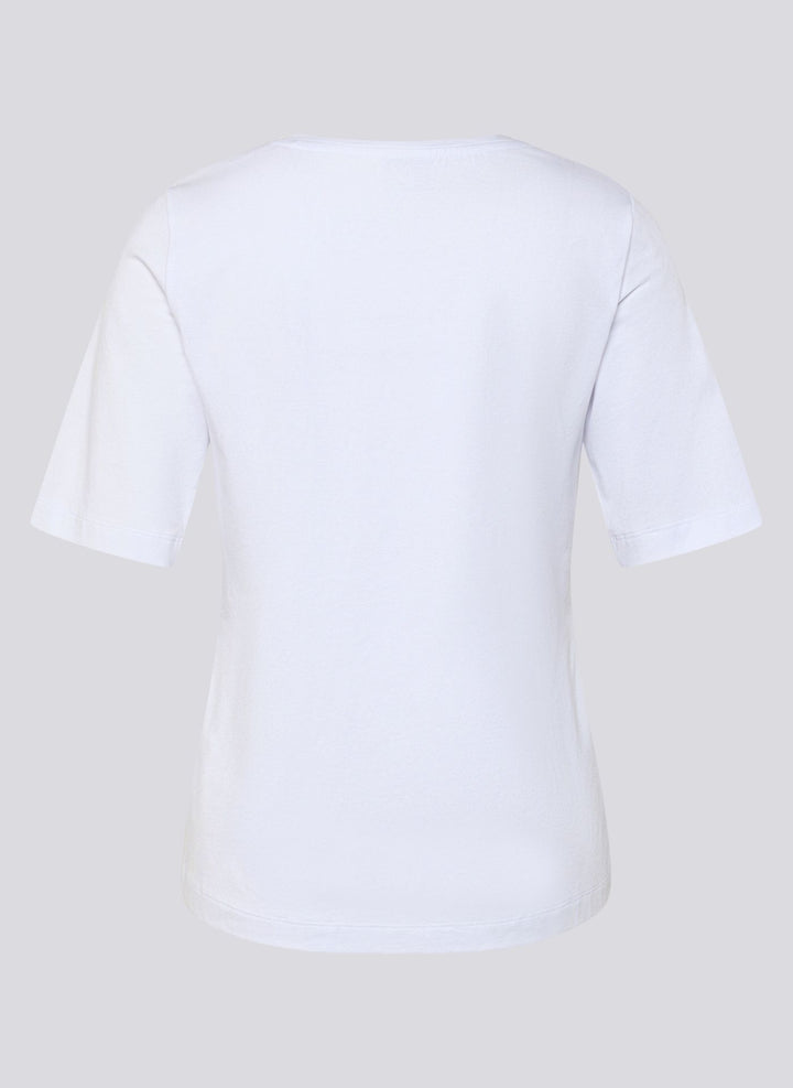 Rabe White Butterfly Print Top