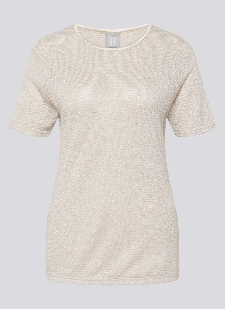 Rabe Beige Textured Surface Top