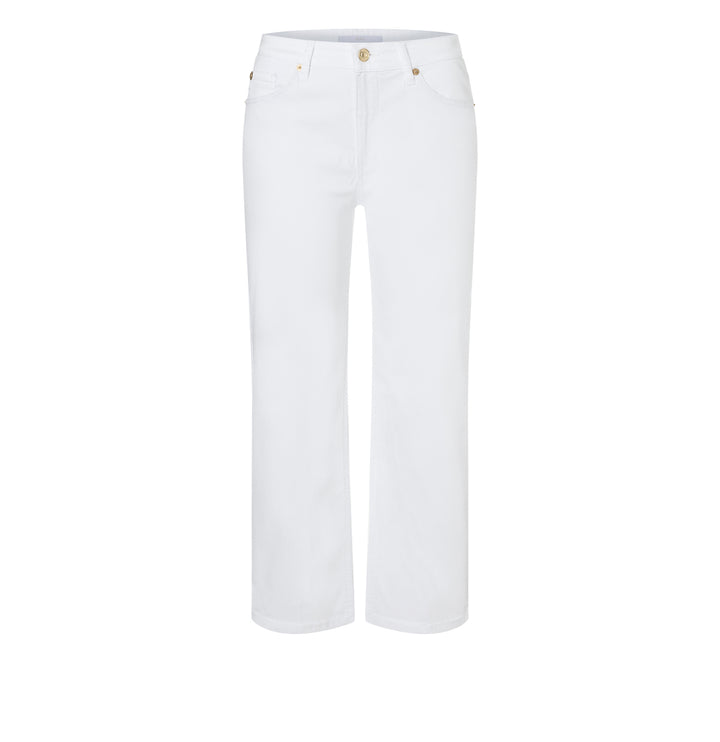 Mac Jeans Culotte White Lightweight Denim Jeans
