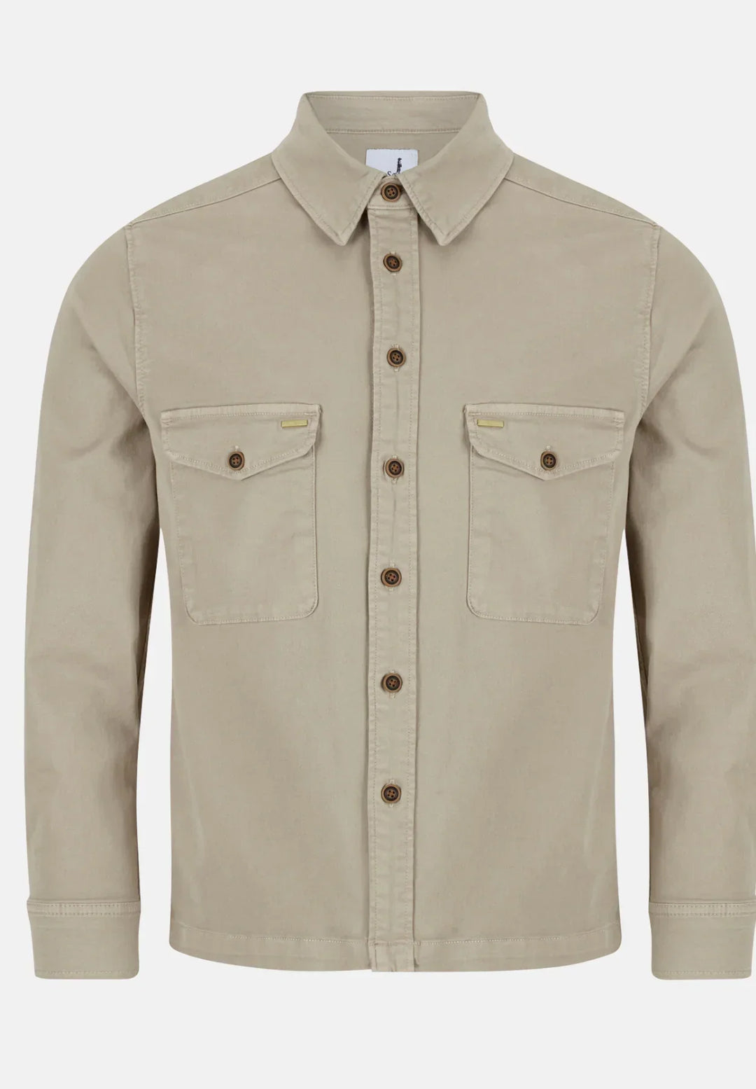 6th Sense Overshirt, Dark Khaki