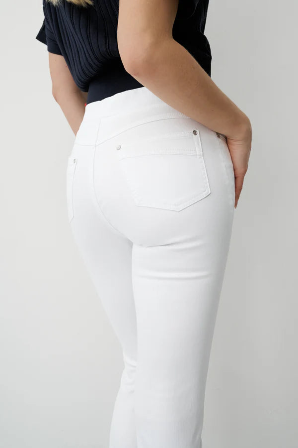 Anna Montana White Angelika Jump In Slim 3/4 Jeans