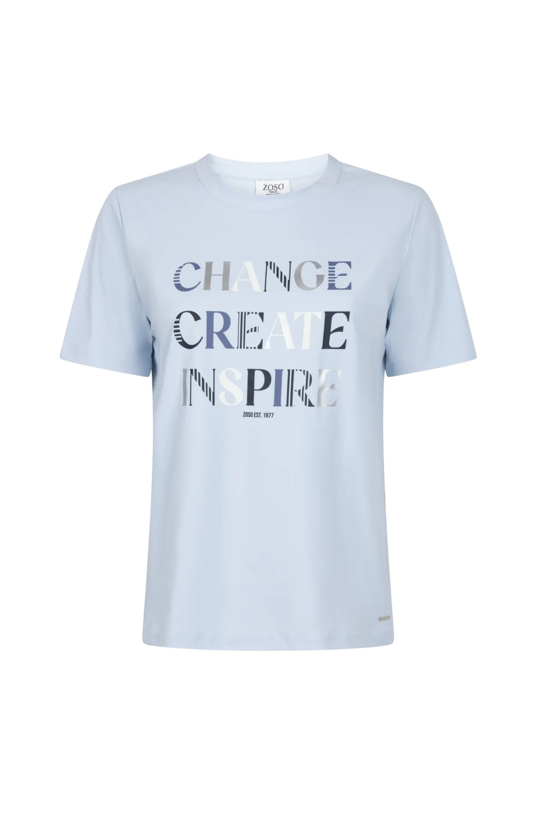 Zoso Claire Light Blue Travel Top