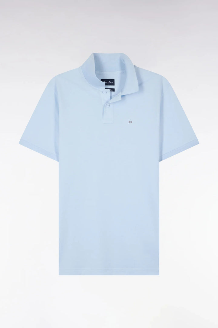 Eden Park Sky Blue Regular Fit Polo Shirt