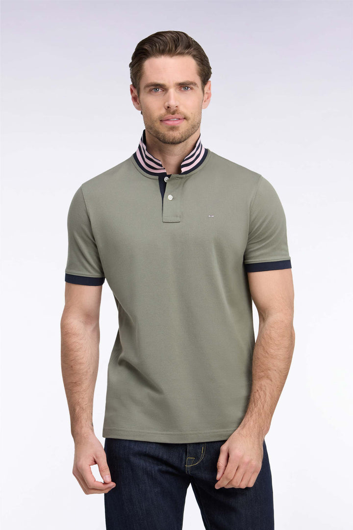 Eden Park Pima Cotton Polo Shirt, Khaki