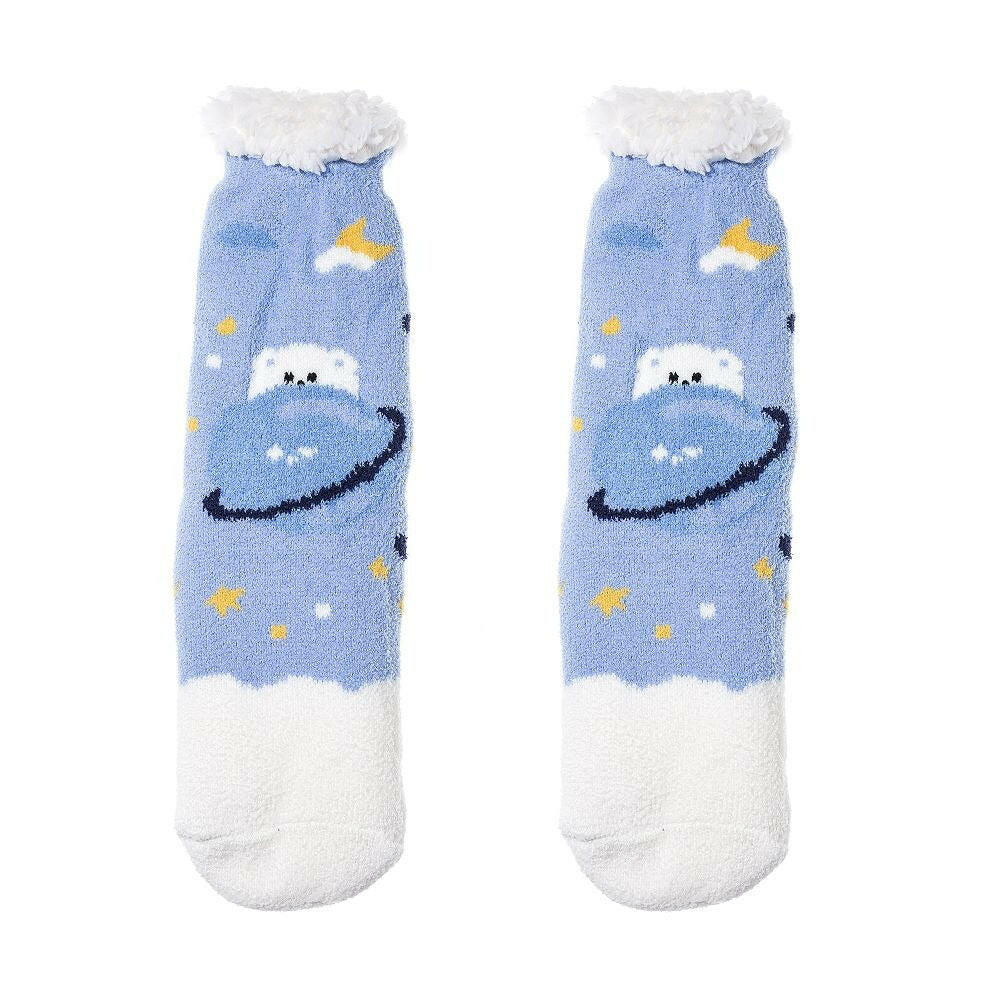 Nordic Character Thick Fluffy Socks