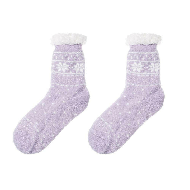 Nordic Christmas Thick Fluffy Socks