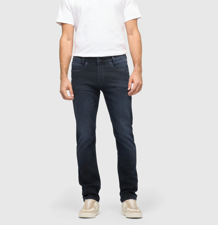 Mac Jeans Arne Pipe Slim Driver Jeans, Blue Black