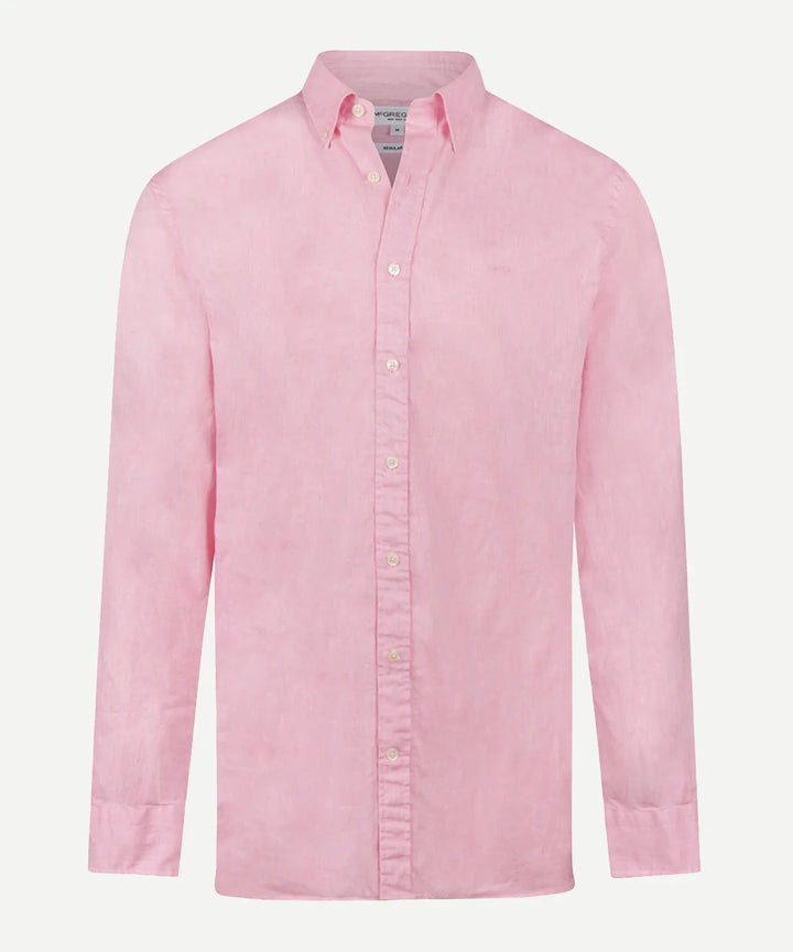 McGregor Pink Cotton & Linen Shirt