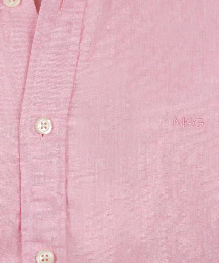 McGregor Pink Cotton & Linen Shirt