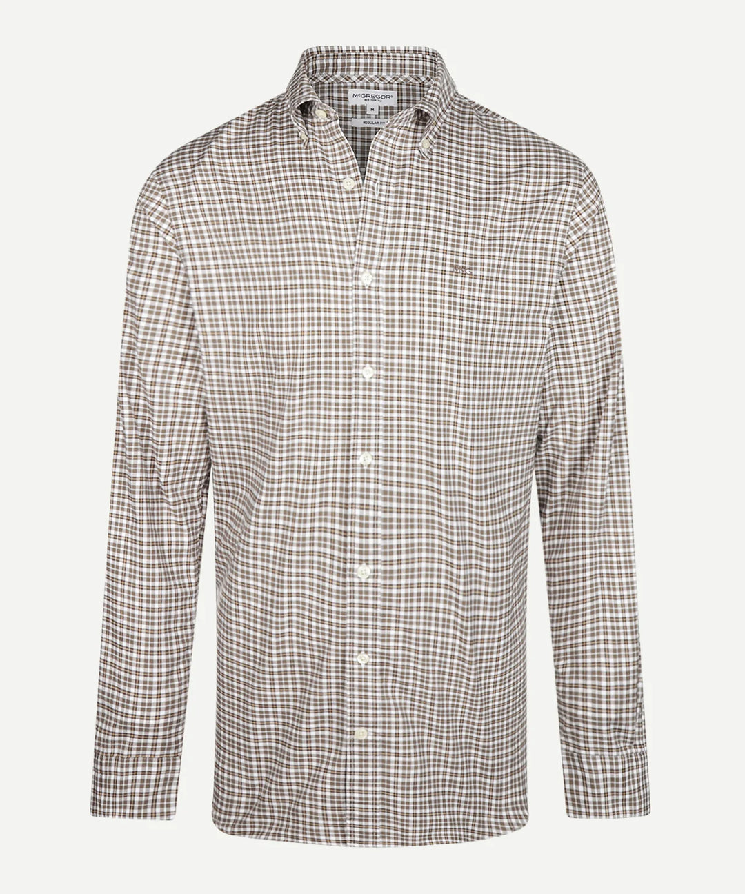 McGregor Button Down Stretch Oxford Shirt, Chocolate Brown