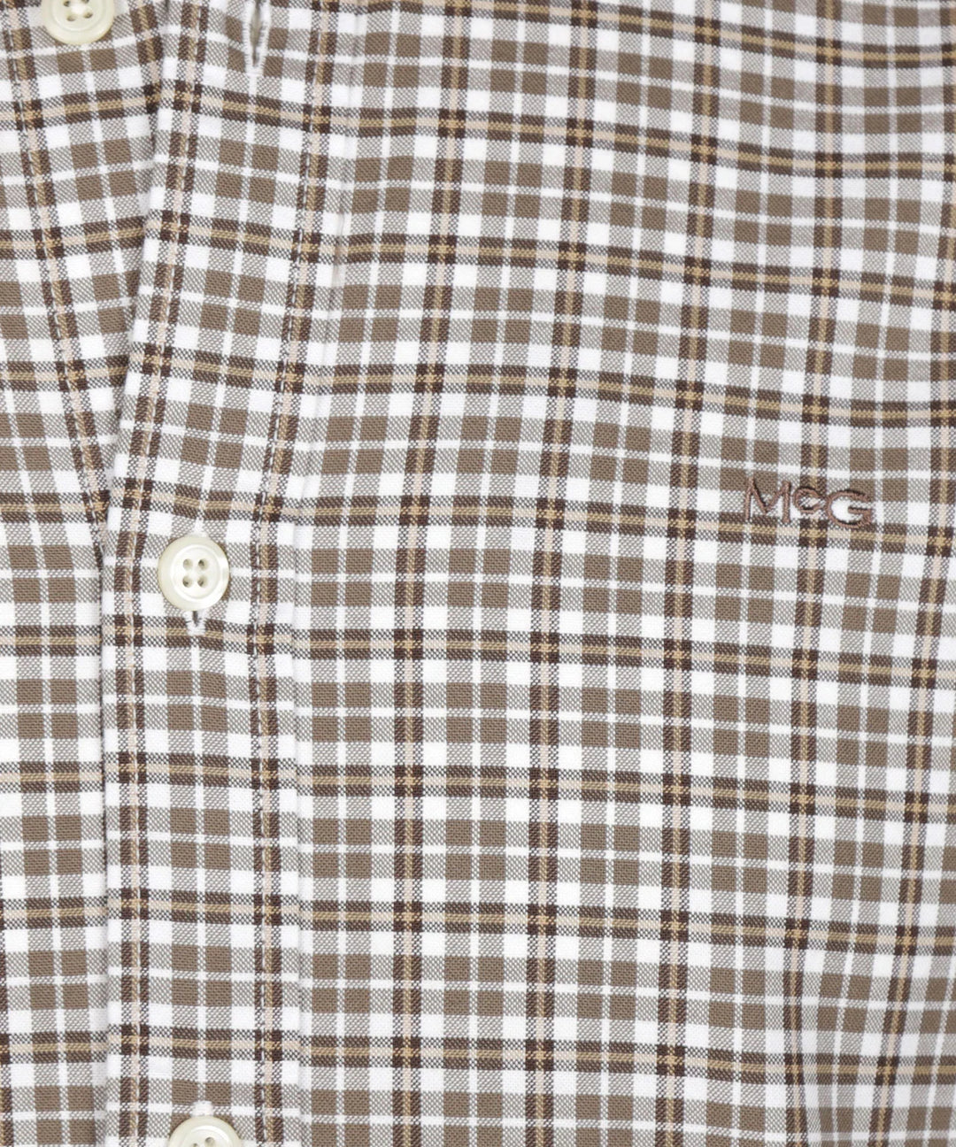 McGregor Button Down Stretch Oxford Shirt, Chocolate Brown