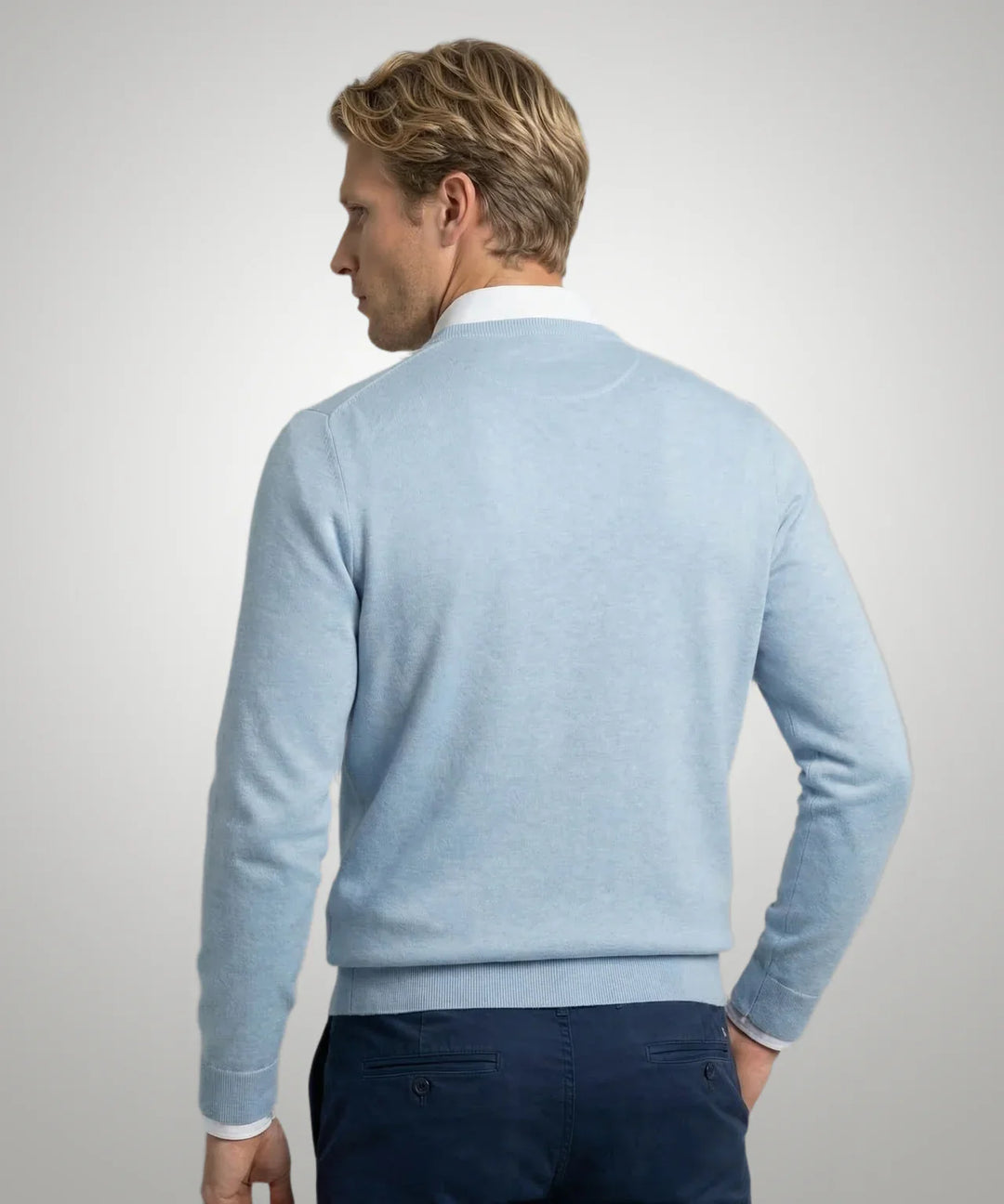 McGregor Light Blue V-Neck Sweater