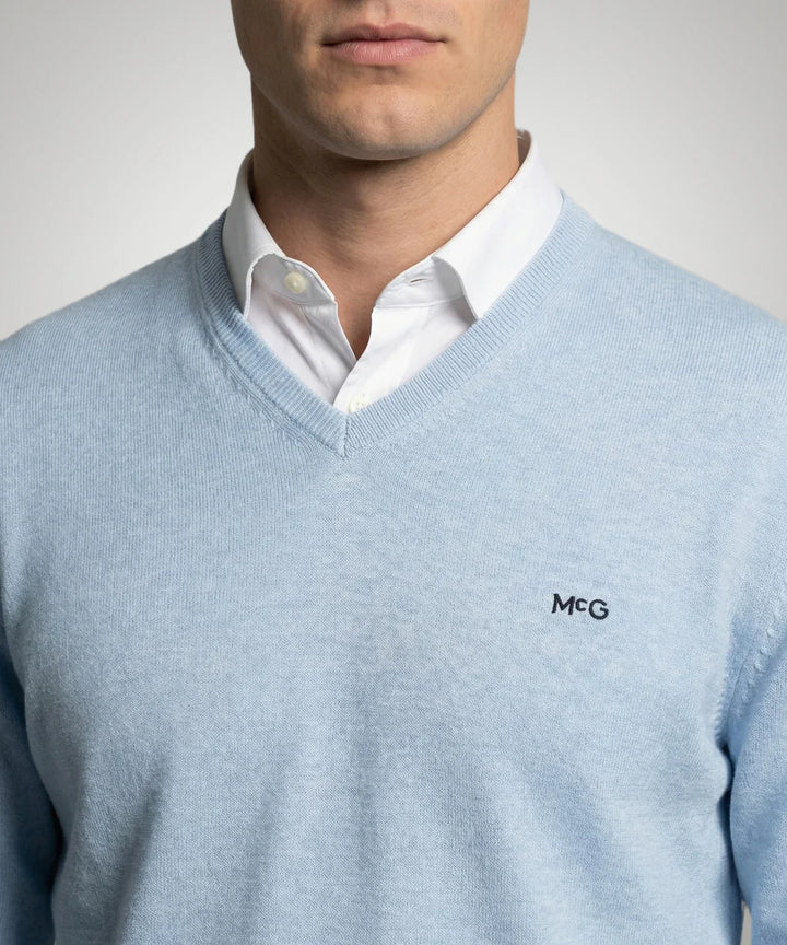 McGregor Light Blue V-Neck Sweater