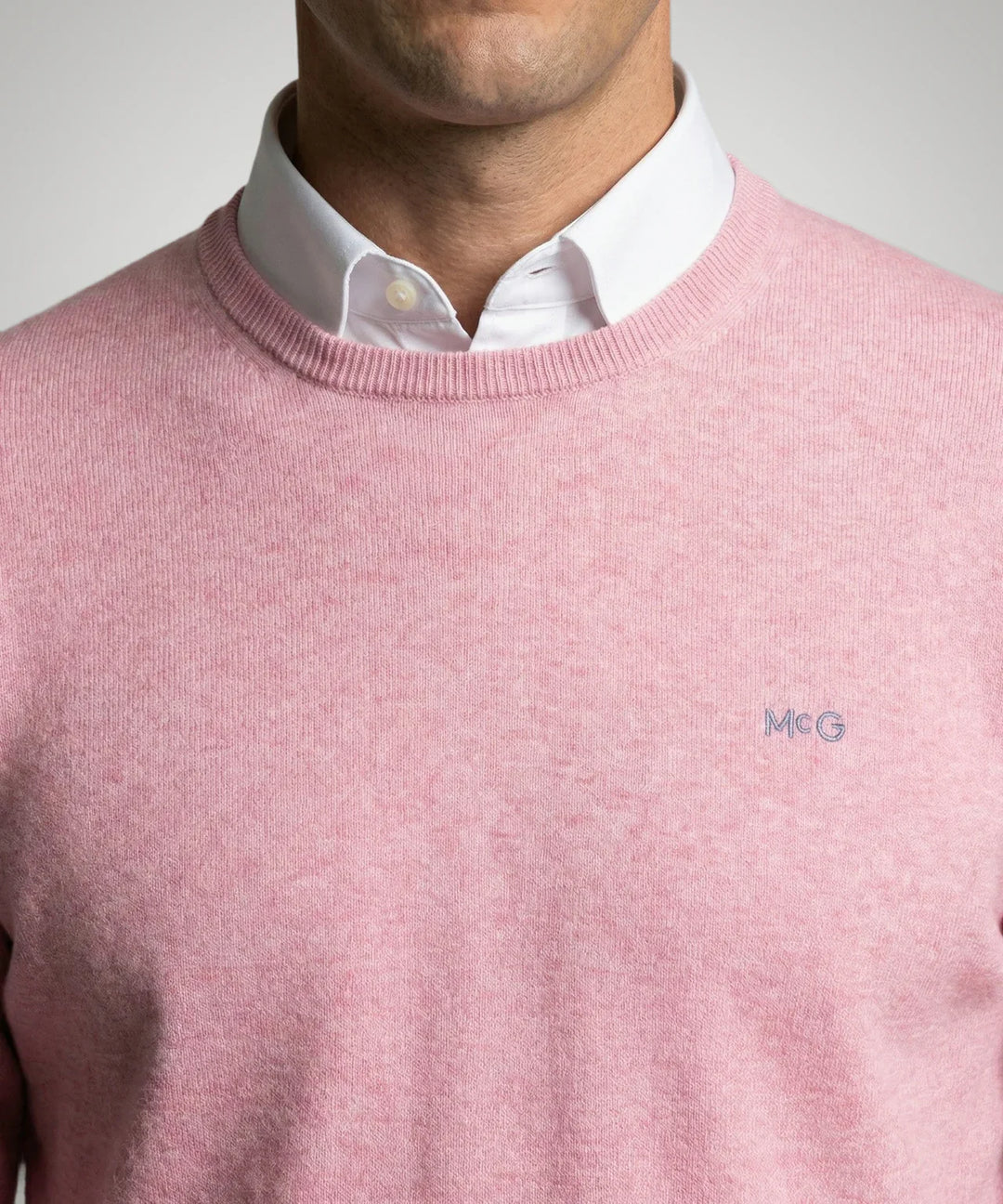 McGregor Light Pink Round Neck Sweater