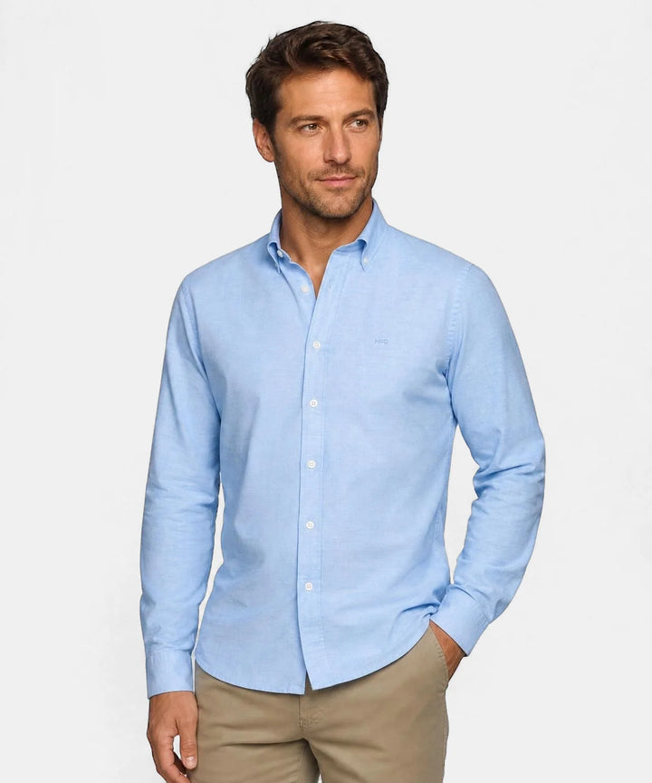 McGregor Stretch Oxford Shirt, Light Blue