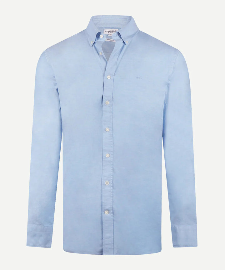 McGregor Light Blue Stretch Oxford Shirt