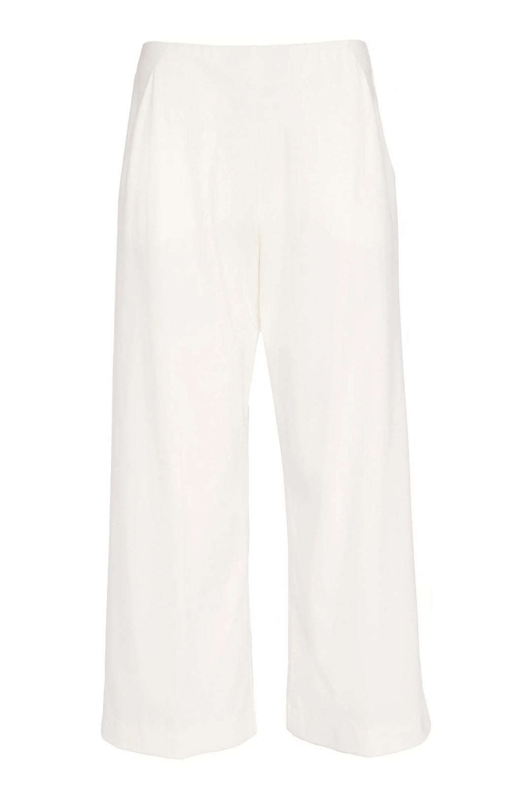 NAYA Cream Wide Leg Soft Pull Up Trousers