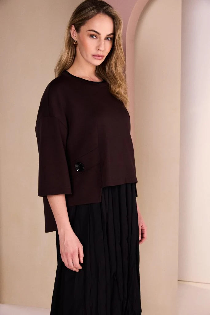 NAYA Two Piece Crushed Dress with Overtop