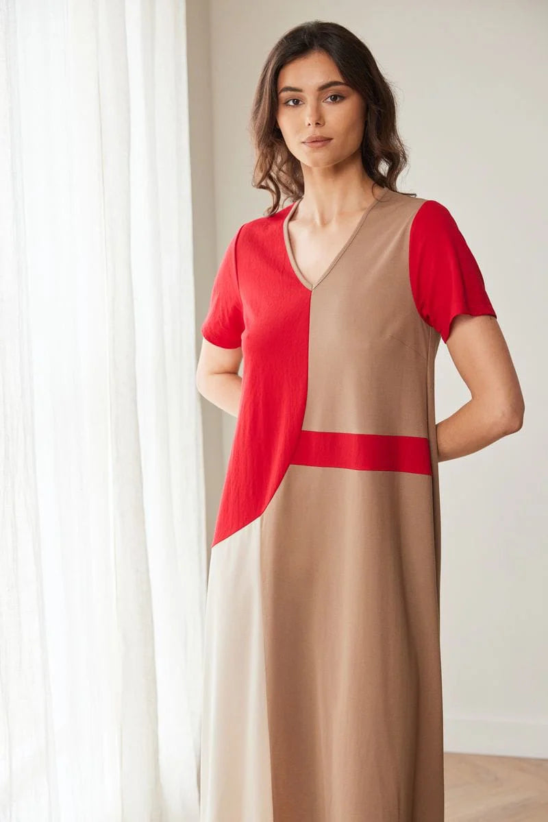 Peruzzi Colour Block Dress