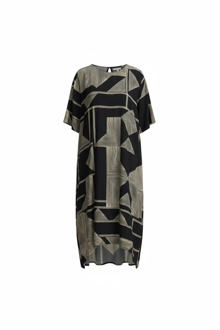 Peruzzi Geometric Print Dress