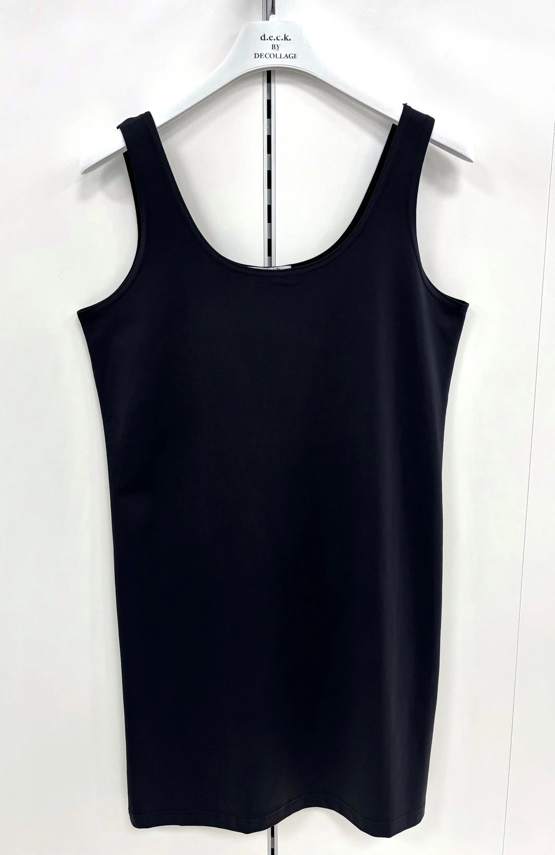 Decollage Sally Black Long Vest