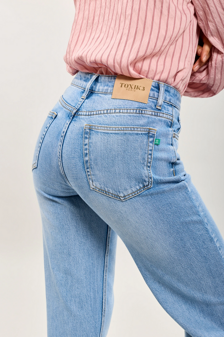 Toxik Blue Denim Stretch Flare Jeans