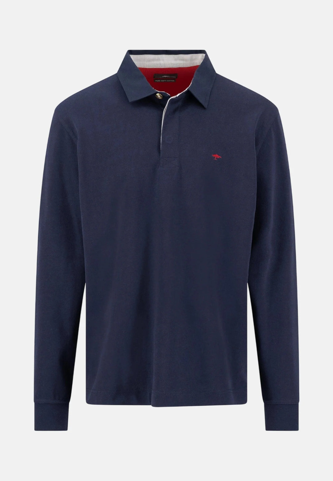 Fynch Hatton Essential Rugby Shirt, Navy