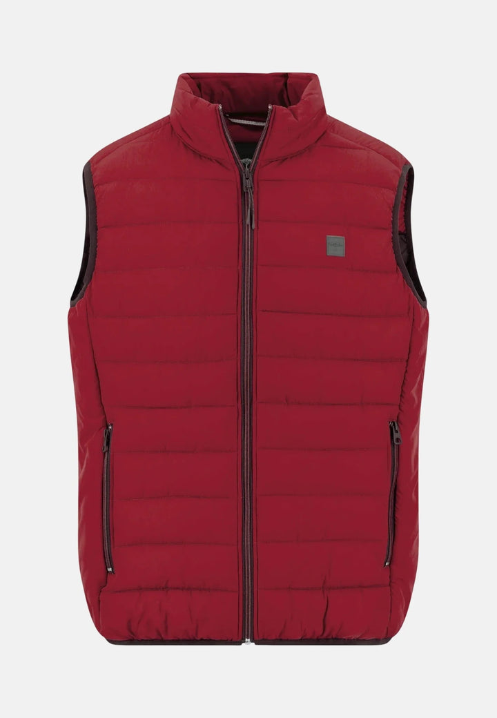 Fynch Hatton Lightweight Quilted Gilet, Brick