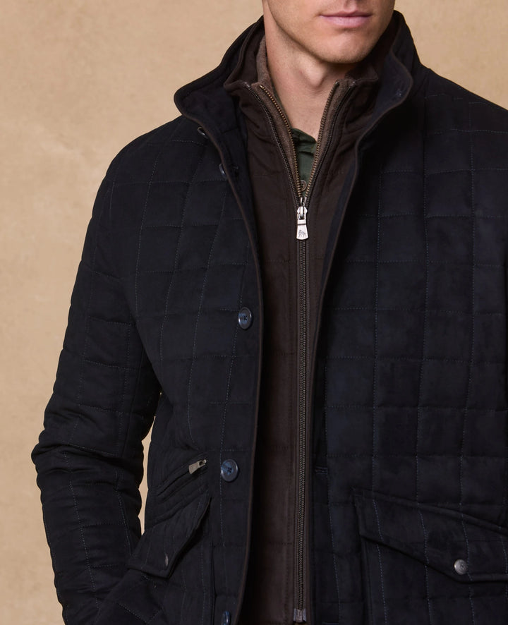 Magee Glenveigh Quilted Paddock Jacket, Navy