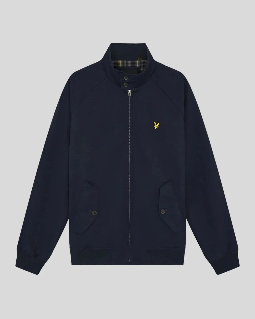 Lyle & Scott Dark Navy Cotton Harrington Jacket