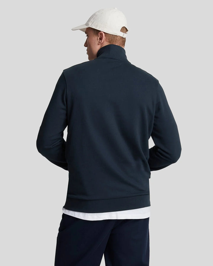 Lyle & Scott Cotton Loopback 1/4 Zip Sweatshirt, Navy
