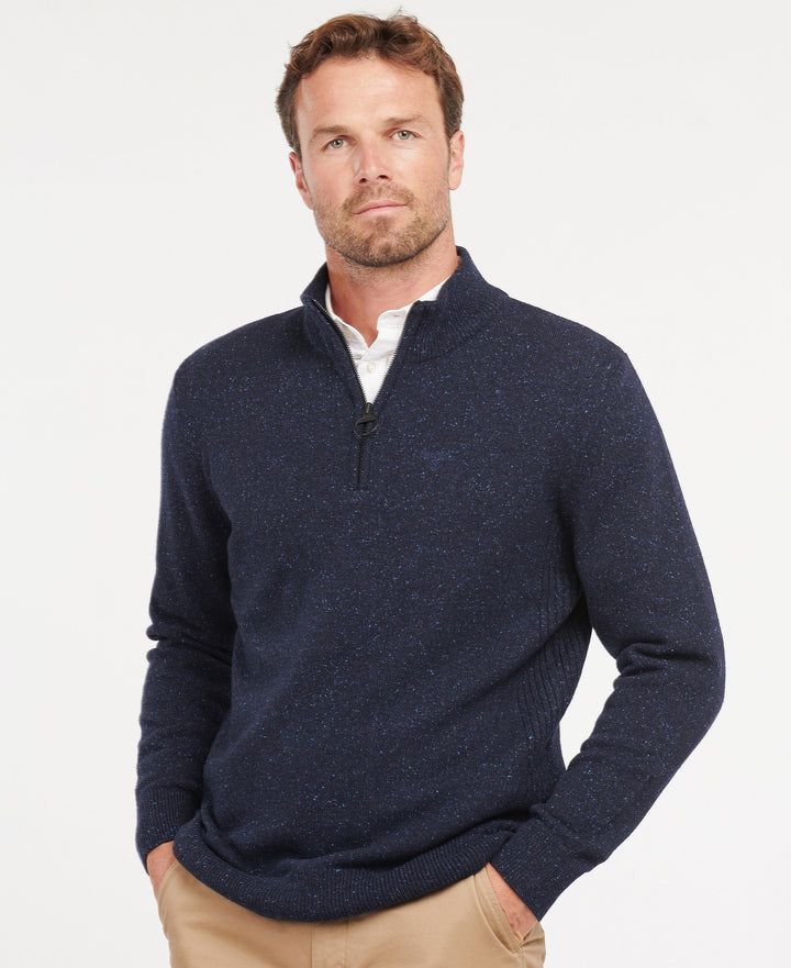 Barbour Tisbury Half Zip, Navy